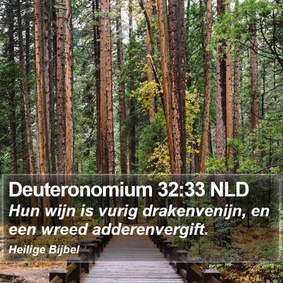 Deuteronomium 32:33 NLD Bible Verse Image