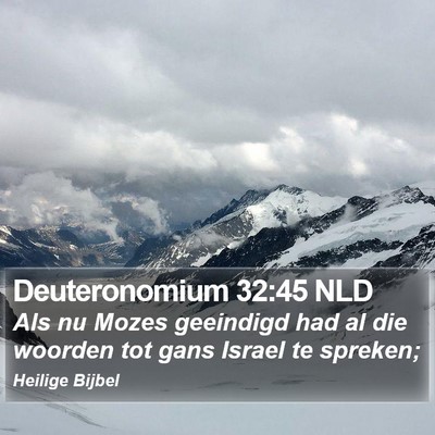 Deuteronomium 32:45 NLD Bible Verse Image