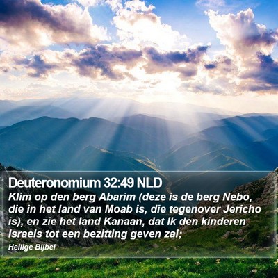 Deuteronomium 32:49 NLD Bible Verse Image