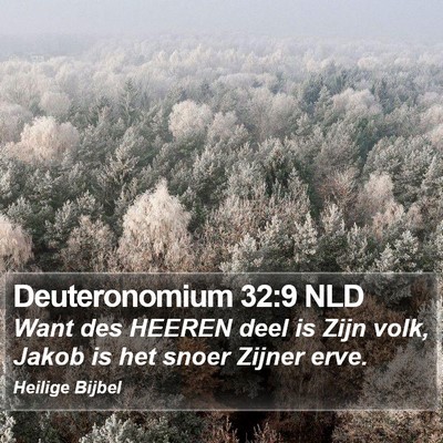 Deuteronomium 32:9 NLD Bible Verse Image