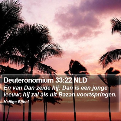 Deuteronomium 33:22 NLD Bible Verse Image