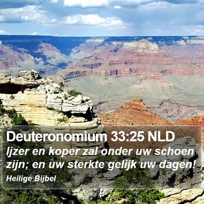 Deuteronomium 33:25 NLD Bible Verse Image