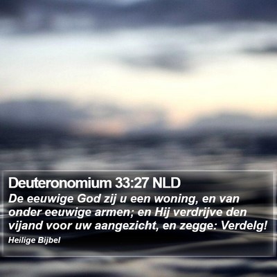 Deuteronomium 33:27 NLD Bible Verse Image