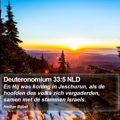Deuteronomium 33:5 NLD Bible Verse Image