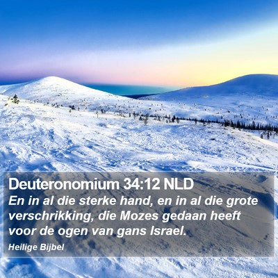 Deuteronomium 34:12 NLD Bible Verse Image