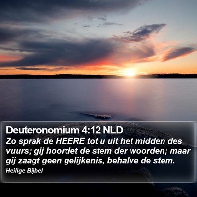 Deuteronomium 4:12 NLD Bible Verse Image
