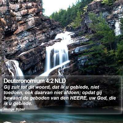 Deuteronomium 4:2 NLD Bible Verse Image