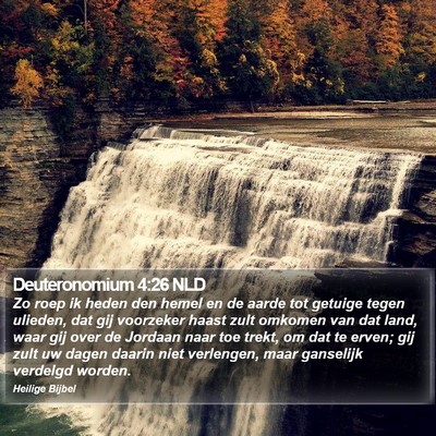 Deuteronomium 4:26 NLD Bible Verse Image