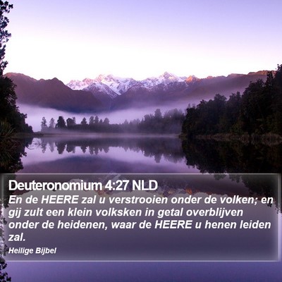 Deuteronomium 4:27 NLD Bible Verse Image