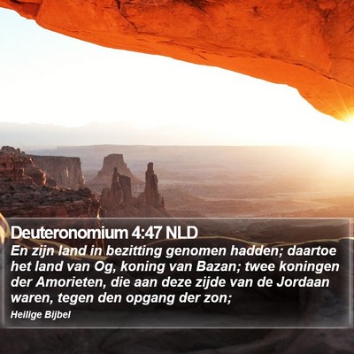 Deuteronomium 4:47 NLD Bible Verse Image