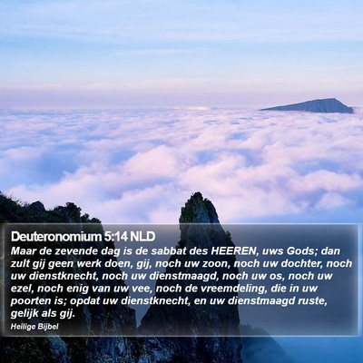 Deuteronomium 5:14 NLD Bible Verse Image