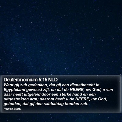 Deuteronomium 5:15 NLD Bible Verse Image
