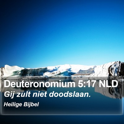 Deuteronomium 5:17 NLD Bible Verse Image