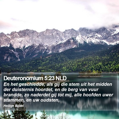 Deuteronomium 5:23 NLD Bible Verse Image