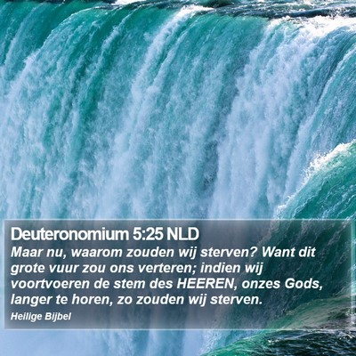 Deuteronomium 5:25 NLD Bible Verse Image