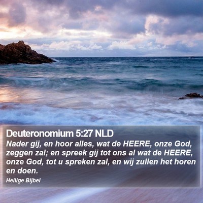 Deuteronomium 5:27 NLD Bible Verse Image