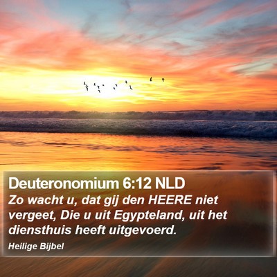 Deuteronomium 6:12 NLD Bible Verse Image