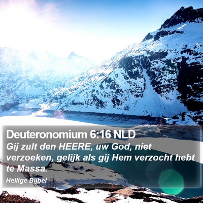 Deuteronomium 6:16 NLD Bible Verse Image