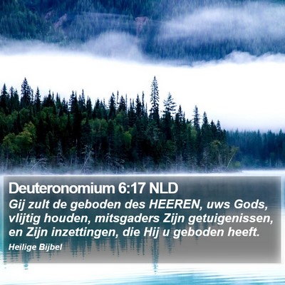 Deuteronomium 6:17 NLD Bible Verse Image