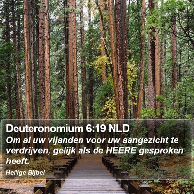 Deuteronomium 6:19 NLD Bible Verse Image