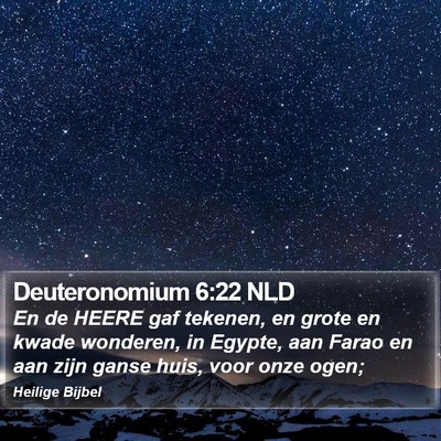 Deuteronomium 6:22 NLD Bible Verse Image