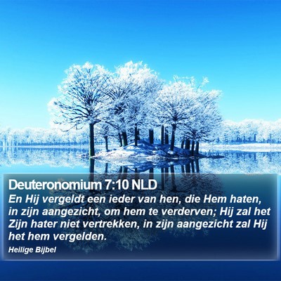 Deuteronomium 7:10 NLD Bible Verse Image