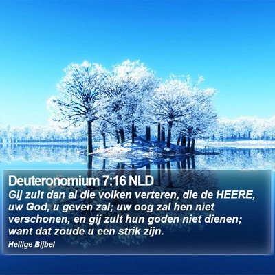 Deuteronomium 7:16 NLD Bible Verse Image