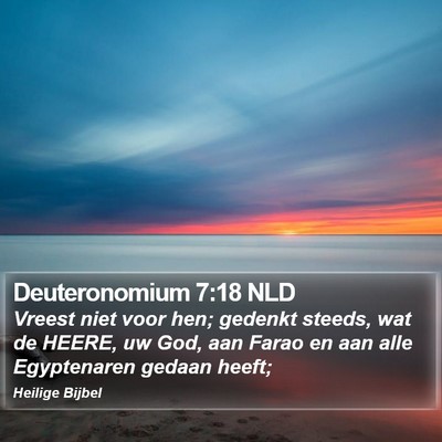 Deuteronomium 7:18 NLD Bible Verse Image