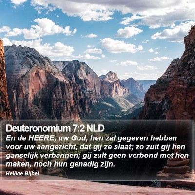 Deuteronomium 7:2 NLD Bible Verse Image
