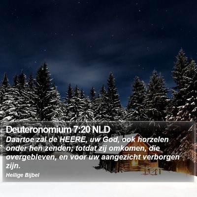 Deuteronomium 7:20 NLD Bible Verse Image