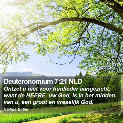 Deuteronomium 7:21 NLD Bible Verse Image