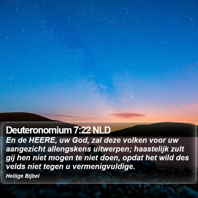 Deuteronomium 7:22 NLD Bible Verse Image