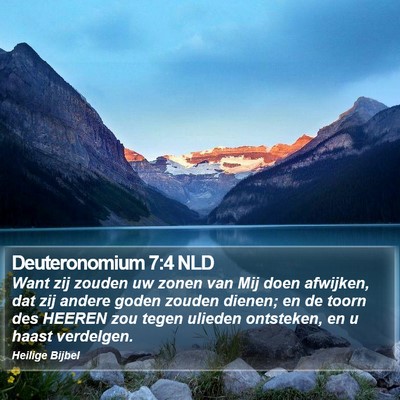 Deuteronomium 7:4 NLD Bible Verse Image
