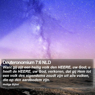 Deuteronomium 7:6 NLD Bible Verse Image