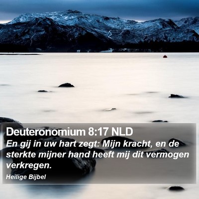 Deuteronomium 8:17 NLD Bible Verse Image