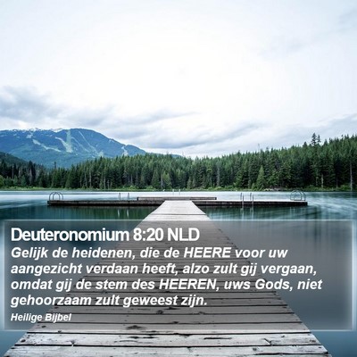 Deuteronomium 8:20 NLD Bible Verse Image