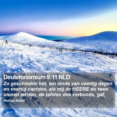 Deuteronomium 9:11 NLD Bible Verse Image