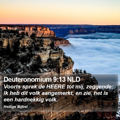 Deuteronomium 9:13 NLD Bible Verse Image