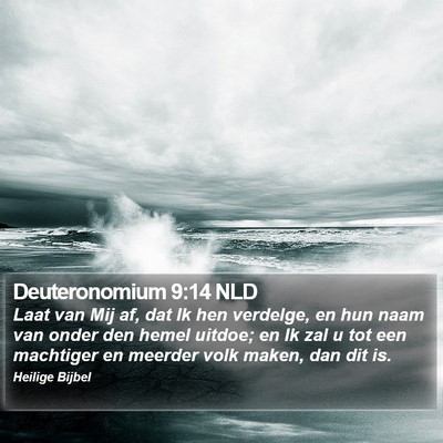 Deuteronomium 9:14 NLD Bible Verse Image