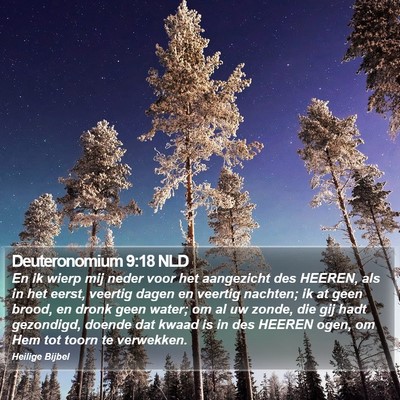 Deuteronomium 9:18 NLD Bible Verse Image