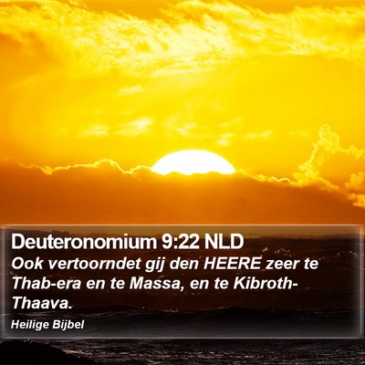 Deuteronomium 9:22 NLD Bible Verse Image