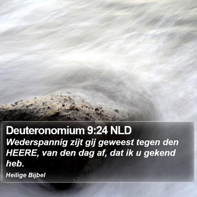 Deuteronomium 9:24 NLD Bible Verse Image