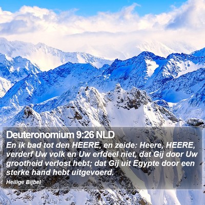 Deuteronomium 9:26 NLD Bible Verse Image
