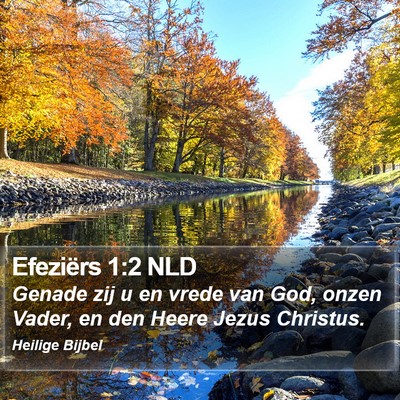 Efeziërs 1:2 NLD Bible Verse Image