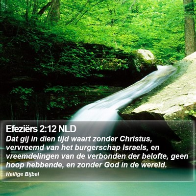 Efeziërs 2:12 NLD Bible Verse Image