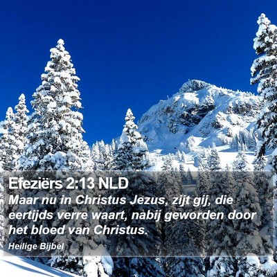 Efeziërs 2:13 NLD Bible Verse Image