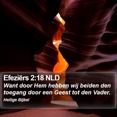 Efeziërs 2:18 NLD Bible Verse Image