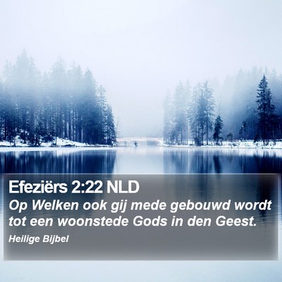 Efeziërs 2:22 NLD Bible Verse Image