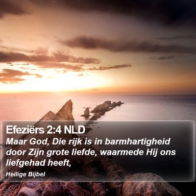 Efeziërs 2:4 NLD Bible Verse Image