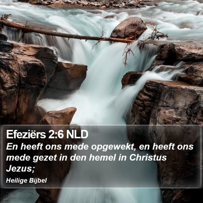 Efeziërs 2:6 NLD Bible Verse Image